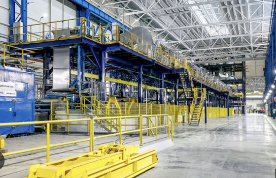 Линия горячего цинкования 0-15 м/мин с высокоскоростным импульсным горением